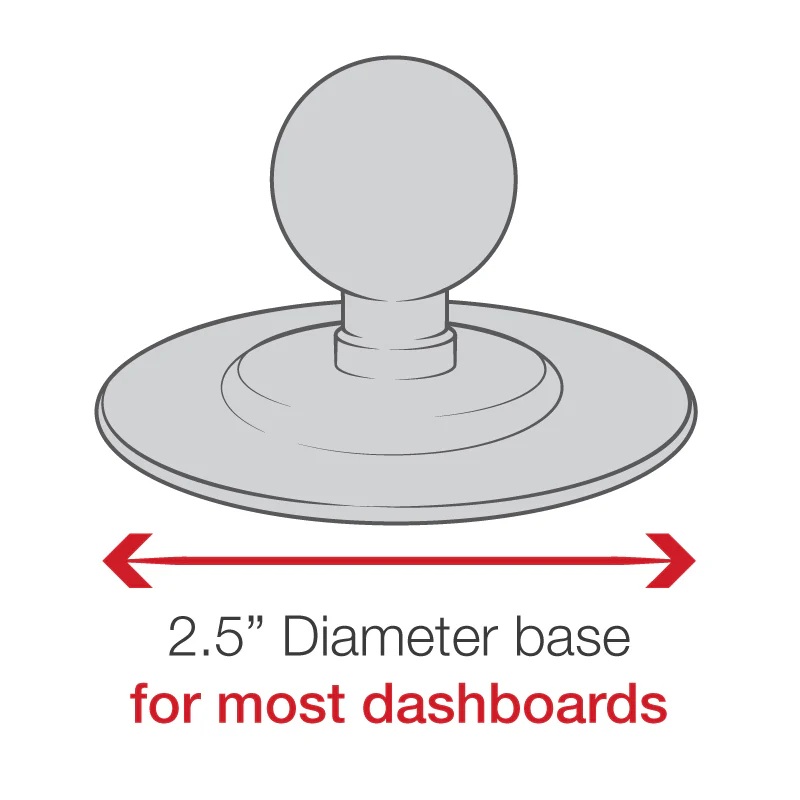 RAP-B-378-UN8U X-Grip Universalhalter-Set für 7-8 Zoll Tablets - Klebebasis, Kunststoff 13