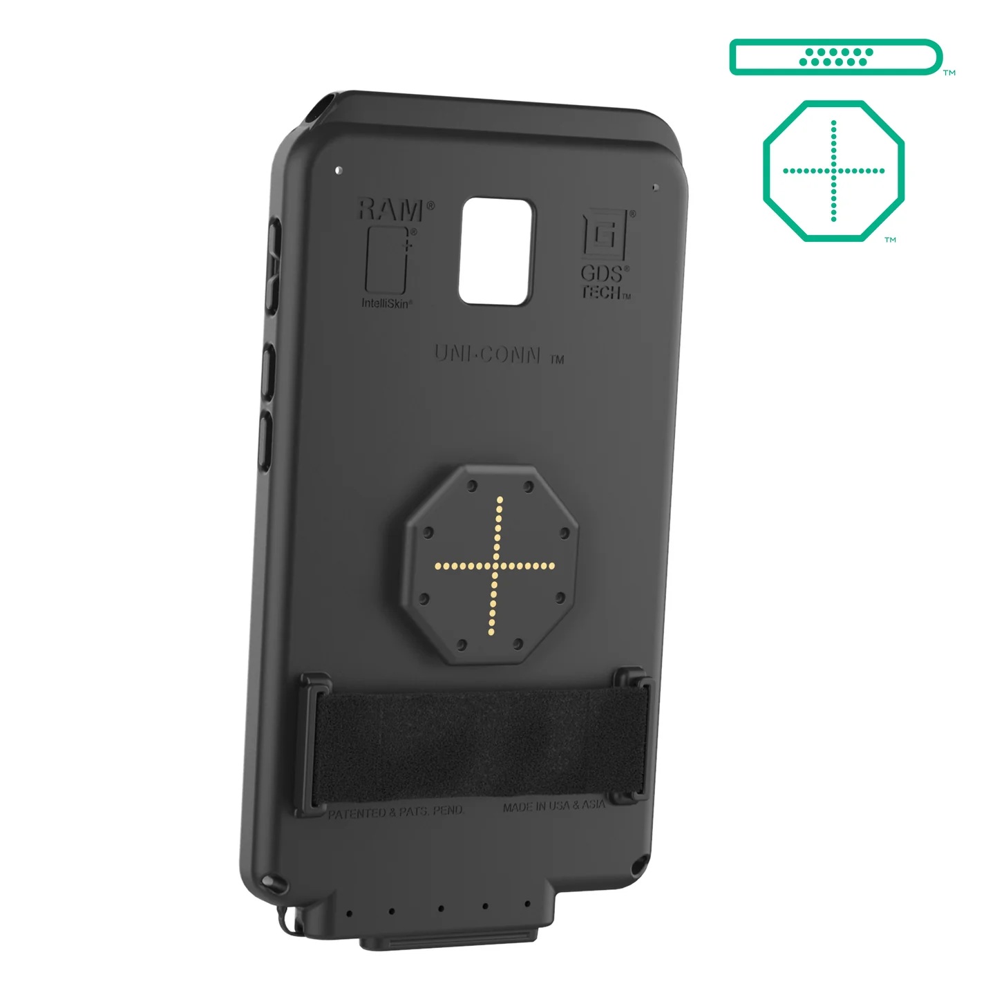 RAM-GDS-SKIN-SAM99DB-NG IntelliSkin NG für Samsung Tab Active5 - D Shape & rückseitige Pogo Pads 2