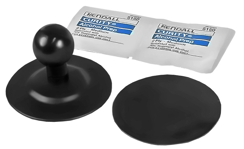 RAP-B-378U Flex-Klebebasis mit 1"-Kugel 2