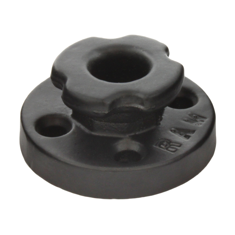 RAM-D-324-OFU Round Base mit Octagon-Button zum Drehbasis-Aufbau 1