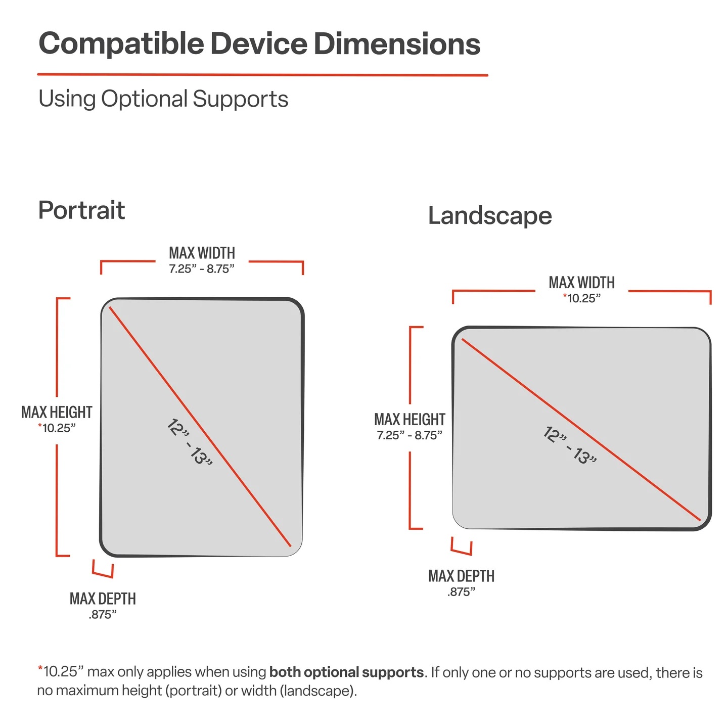 RAM-B-166-UN11U X-Grip-Halterset für 12-13 Zoll Tablets - Saugnapfbasis, medium 12 RAM-B-166-UN11U X-Grip-Halterset für 12-13 Zoll Tablets - Saugnapfbasis, medium 12
