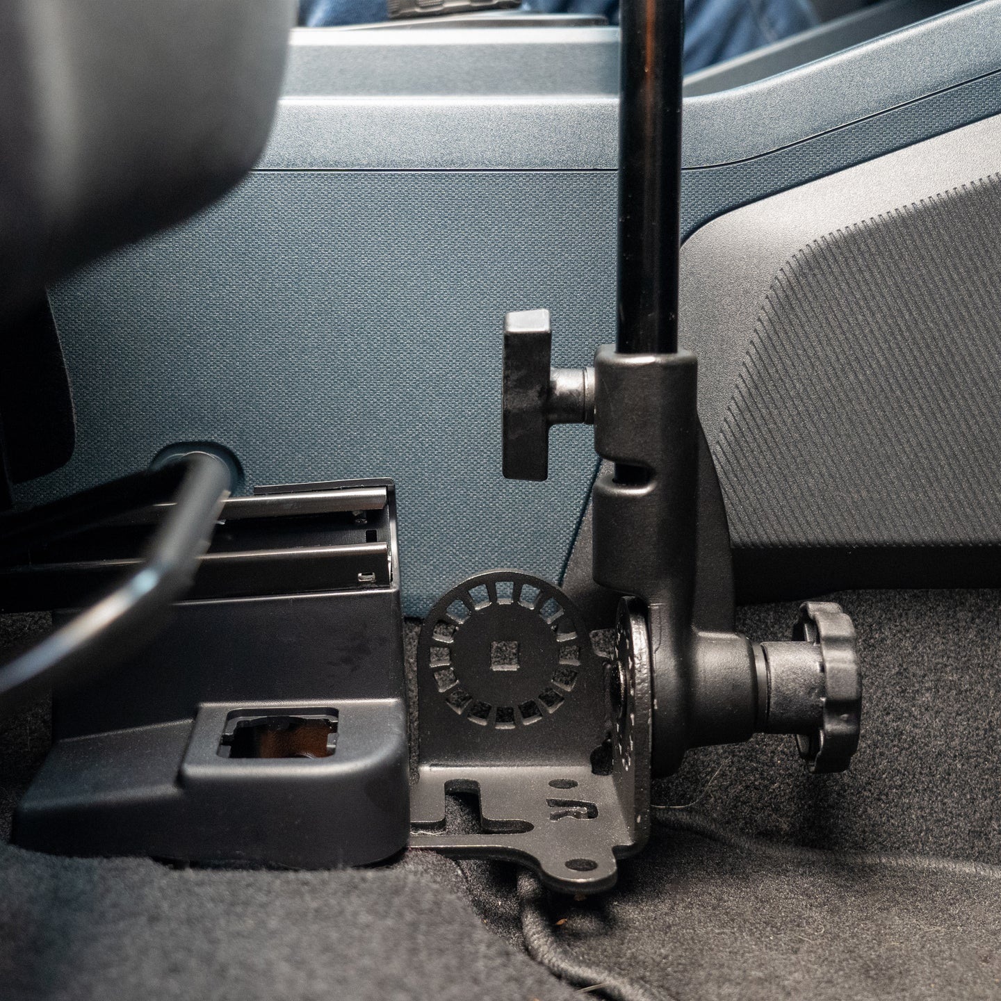 RAM-316-HD-202U POD HD Sitzschienen-Halterset, max. 65 cm mit Zahngelenk 8