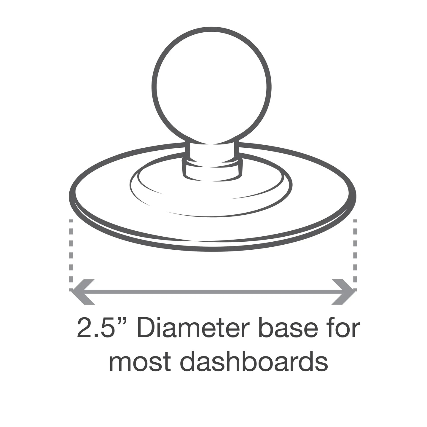 RAP-B-378-AP-MAG-1U Flex Klebebasis-Halterung für Apple 25W MagSafe (2024+) - medium Arm, Kunststoff 7