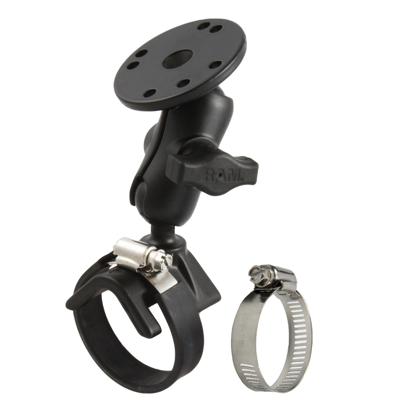 RAM-B-108U-A Sattelschellenhalterset für Rohre/Eckprofile von 1.0"-2.1" mit Round Base 1