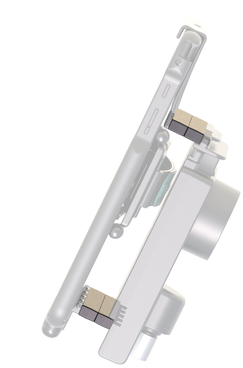 RAM-HOL-TAB-RISER2U Abstandshalter Riser für Tab-Tite und Tab-Lock, 2 Paar 2