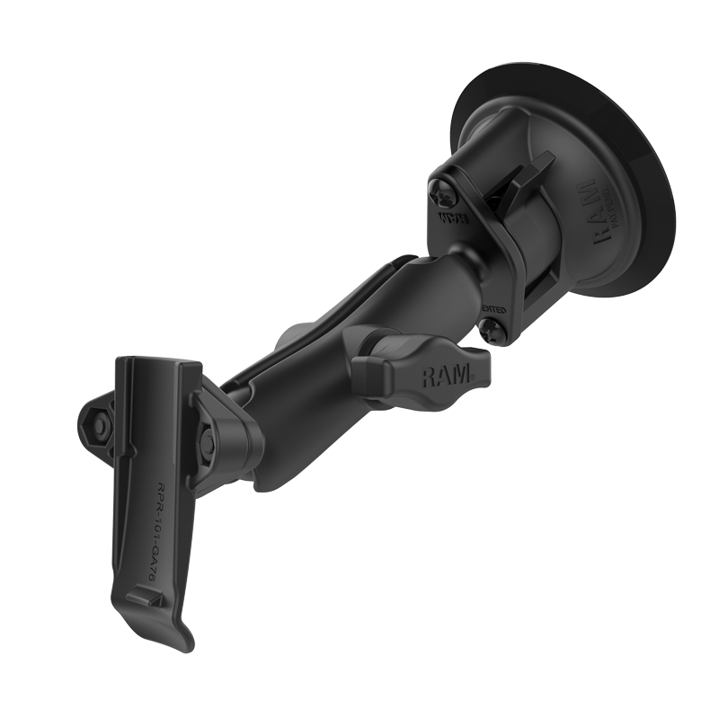RAM-B-166-GA76U Garmin Spine Clip mit Twist-Lock Saugnapfbasis 0