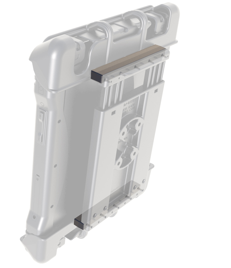 RAM-HOL-TAB-RISER1U Abstandshalter für Tab-Tite und Tab-Lock, 2 Stück 6