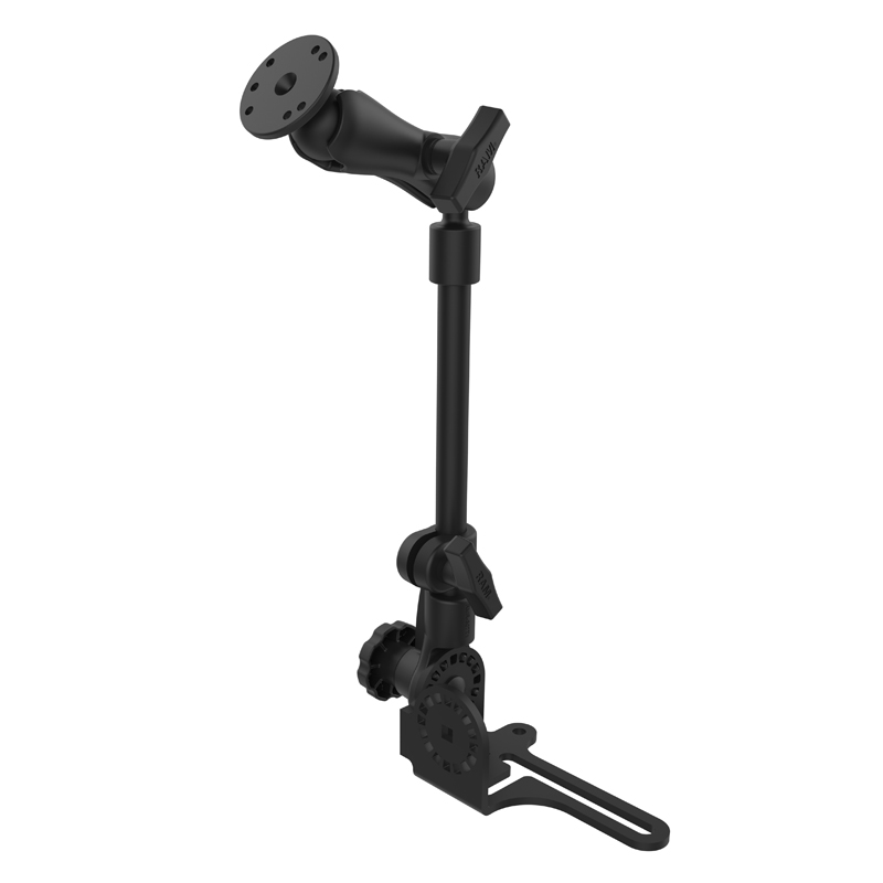 RAM-316-HD-18-202U POD HD Sitzschienenhalterset max. 80 cm mit Zahngelenk und Round Base 1