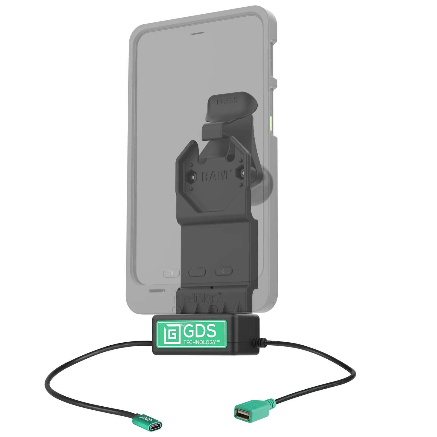 GDS Uni-Conn Dock Power USB C and USB A for Samsung Galaxy Tablets - Ram Mounts
