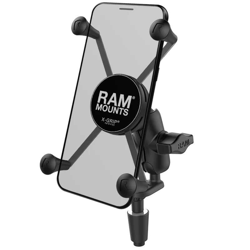 RAM-B-176-A-UN10U Large-X-Grip®Motorradhalterung - Gabelschaftbasis, Socket Arm kurz 0
