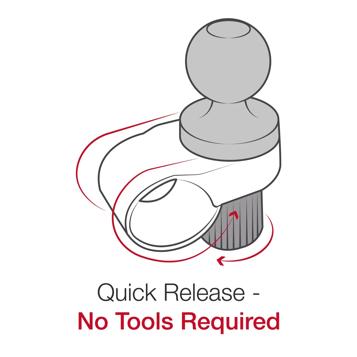 RAP-460-UN7U small X-Grip Smartphone Halter mit Tough-Strap Lenkerbasis 6