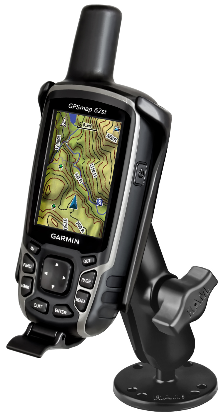 RAM-B-138-GA41U Schraubhalterung für Garmin Astro 320, GPSMAP 62 & 64 Serie 1