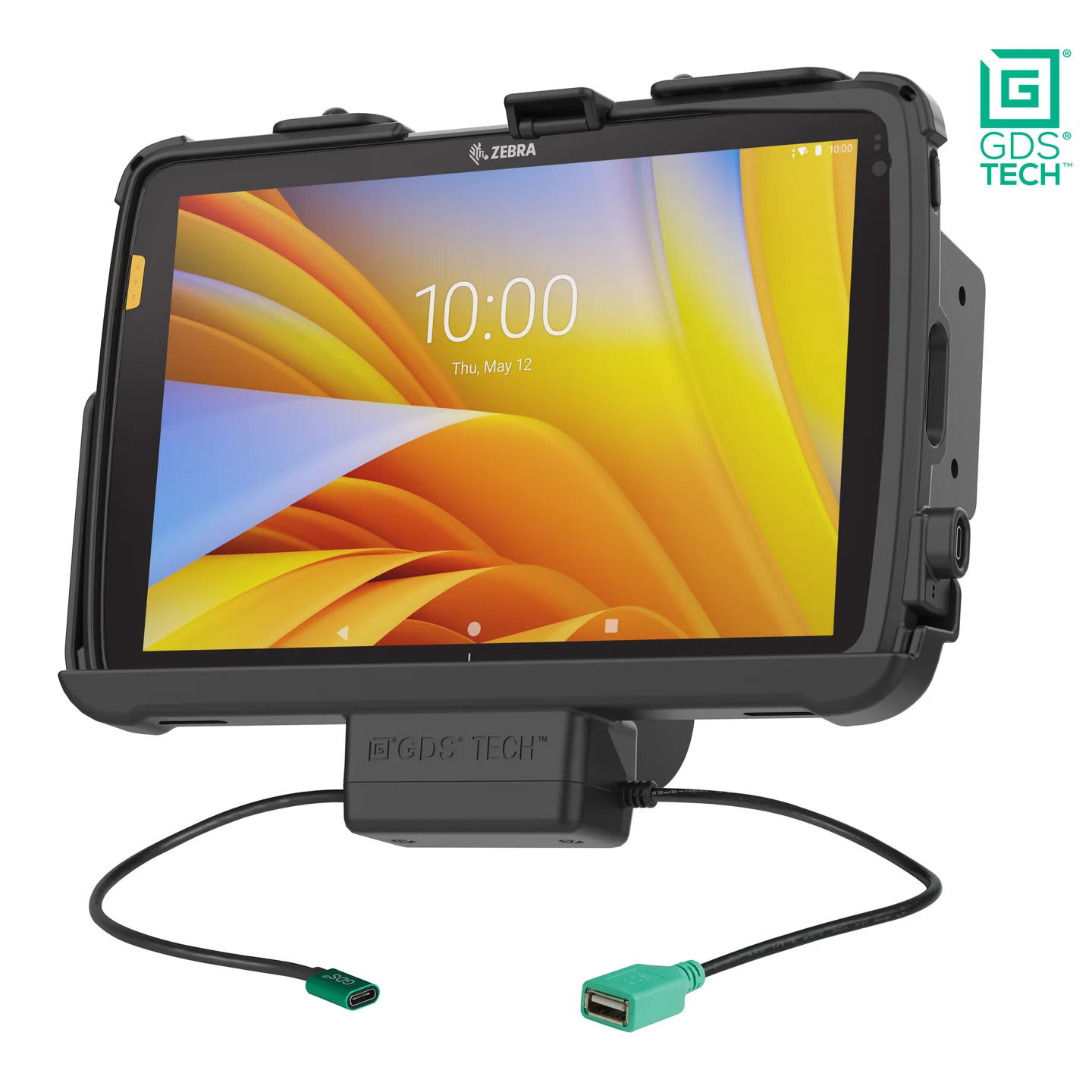RAM-GDS-DOCK-ZE21PDU GDS Ladedock EZ-Roll'r für Zebra ET4x 10" Tablets in IntelliSkin (1xPeripherie) 0