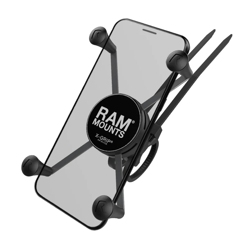 RAP-274-1-UN10 X-Grip Universalhalterung für große Smartphones mit EZ-On/Off Lenkerbasis 0