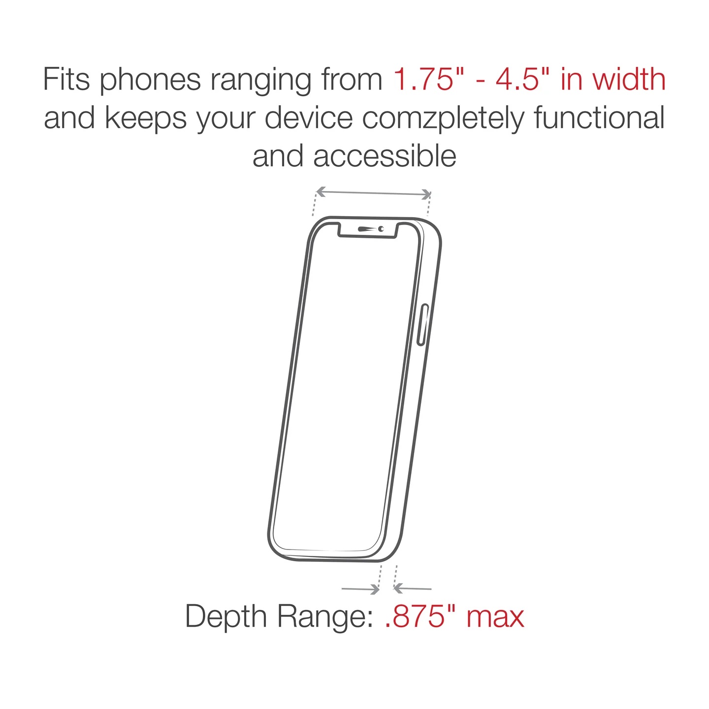 RAM-B-186-M6-UN10U large X-Grip® Universalhalterung große Smartphones inkl. M6-60 mm Gewinde 4