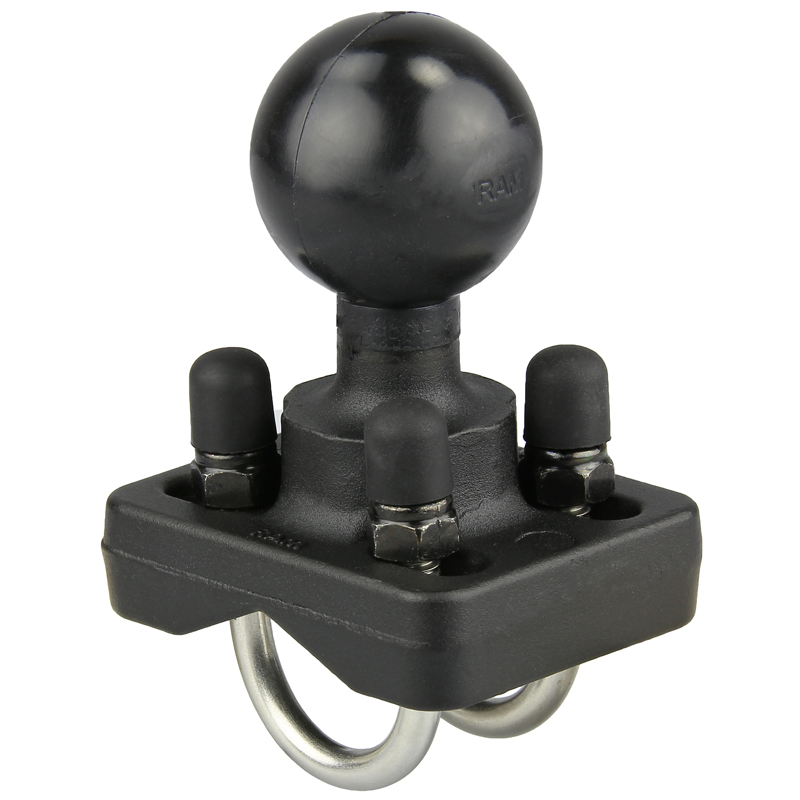 RAM-235-2U Doppelbügelschelle mit C-Kugel für Rohre von 0.75" - 1" 1
