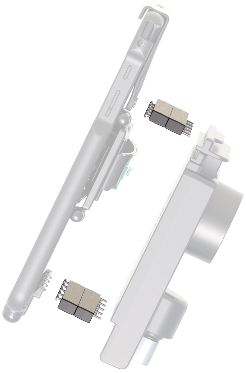 RAM-HOL-TAB-RISER2U Abstandshalter Riser für Tab-Tite und Tab-Lock, 2 Paar 1